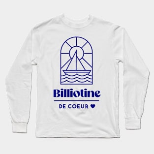 Billiotine of hearts - Brittany Morbihan 56 Sea Holidays Beach Long Sleeve T-Shirt